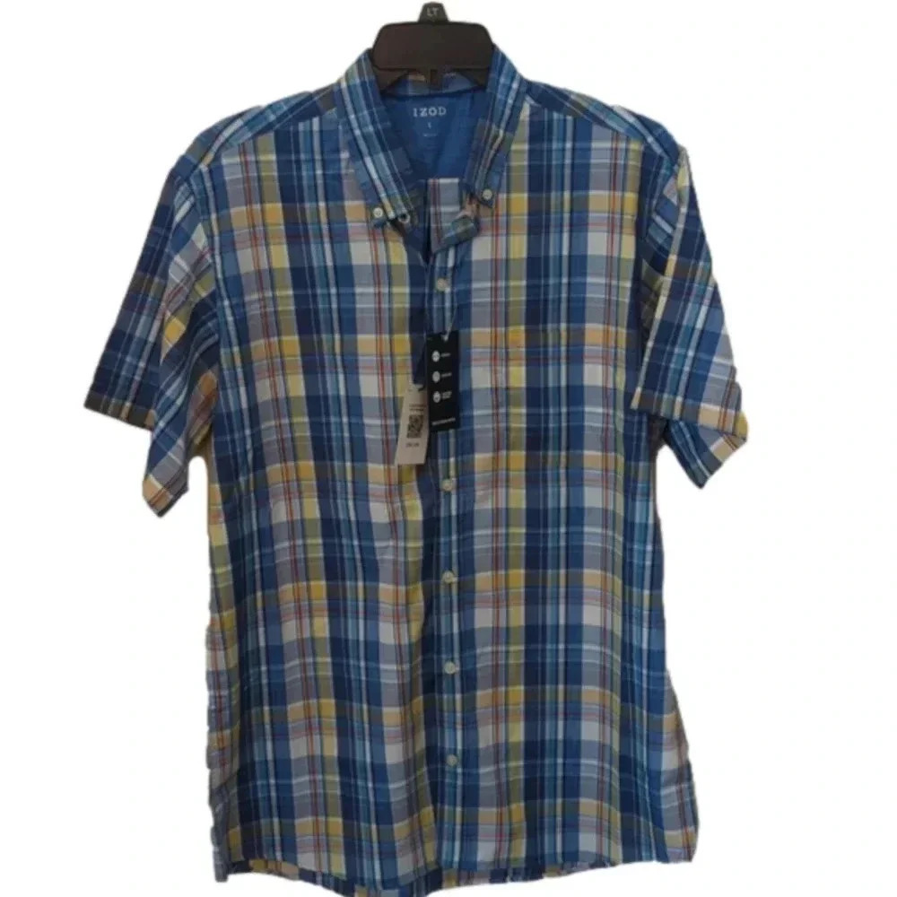 MEN'S Izod classic fit breeze button down shirt
